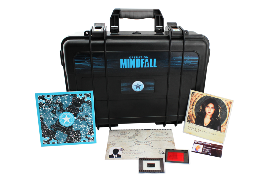 Mindfall pakopelin tarvikesalkku